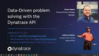 Data Driven Problem Solving with the Dynatrace API