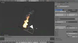 Blender Урок. Симуляция огня и дыма. 03 - Создание огня
