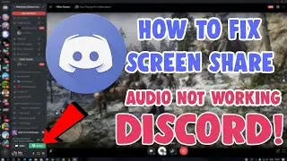 How To Fix Discord Screen Share Audio Not Working 2021|screen share/stream sound not working discord