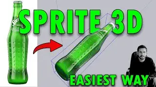 How to Make 3D Sprite Bottle in Sketchup without Plugins