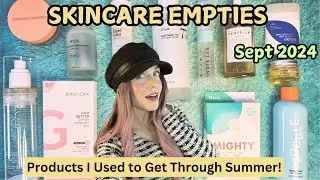 Skincare Empties to Celebrate the END of Summer!