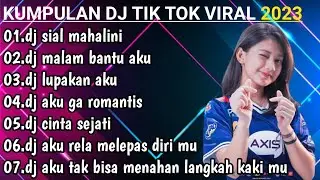 DJ TIK TOK VIRAL TERBARU 2023 REMIX FULL BASS DJ SIAL MAHALINI X MALAM BANTU AKU