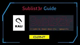 Sublist3er Guide | Quick | Basics | Kali Linux