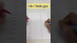 Brain gym exercise #tricks #braingames #brainteasers #brainteasers #bilateral