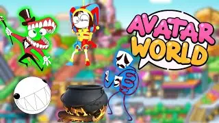 Creating Digital Circus Characters in Avatar World | Avatar World | TADC #pomni