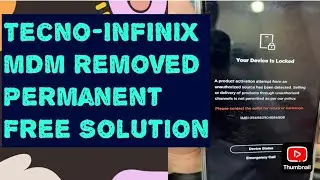 Tecno Infinix MDM Solution Permanent ,All MTK Models, without Flash || Powered by TFM Tool Pro