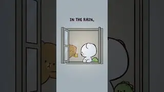 When it’s raining~ 🌧️ #shorts #milkmocha #milkandmocha #milkmochabear #animation #cuteanimation