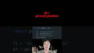 Convert JSON to CSV using Pandas #pandas #python #shorts