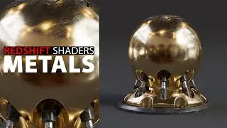 How to Create Realistic Metal Shaders in Redshift for Cinema 4d