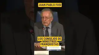 LOS CONSEJOS DE MINISTROS FRANQUISTAS | JUAN PABLO FUSI.