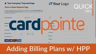 CardPointe Hosted Payment Page Billing Plans - Add a subscription plan to  hosted payment page