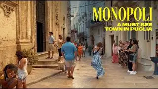 Monopoli: Must-See Town in Puglia, Italy Walking Tour 4K