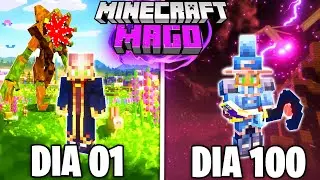 SOBREVIVI 100 DIAS COMO UM MAGO NO MINECRAFT  HARDCORE 1.20 - O FILME