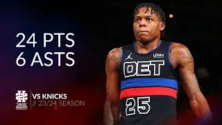 Marcus Sasser 24 pts 6 asts vs Knicks 23/24 season