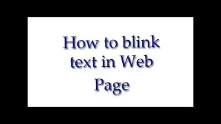 Blink Text using CSS || Animation in CSS || Keyframes || Player Of Code