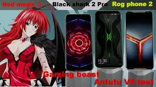 Red magic 3 VS Black shark 2 Pro VS Rog phone 2. 👹Gaming beast!