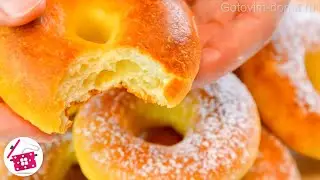 NO Yeast and NO Oil! DON'T FRY DONUTS! Cooking at Home DONUTS