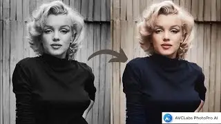 How to Turn Black and White Images with AI Colorize Tool | AVCLabs PhotoPro AI Tutorial