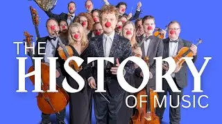 🤣 Orchestra plays THE HISTORY OF MUSIC - cavemen to Barbie