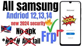 Samsung Galaxy Frp Bypass 2025 Android 11-12-13-14 Latest Security Frp Lock Unlock | Frp Removal