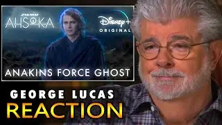 George Lucas REACTION Anakin Skywalker Force Ghost RETURNS | AHSOKA FINALE | A.I.VOICE