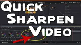DaVinci Resolve: How to Sharpen in FREE Version