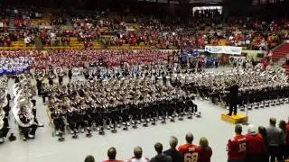 Olympic Spirit Halftime Show at Skull Session Ohio State Marching Band 11 26 2016 OSU vs MI