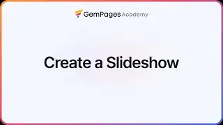 How to Create a Slideshow with Carousel & Hero Banner | GemPages 101 | GemPages