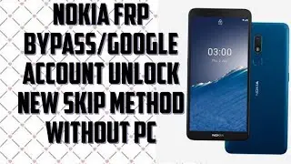 All Nokia frp bypass || Nokia Google account  unlock (2023)