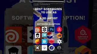 BEST SOFTWARE'S TO USE AS A 3D ARTIST!