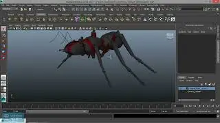 Ant Model Robot Texturing in Maya| Finishing Texturing in Maya | Lesson 6/6|Tamil Tutorial