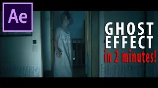 Ghost Effect In After Effects Tutorial In 2 minutes!