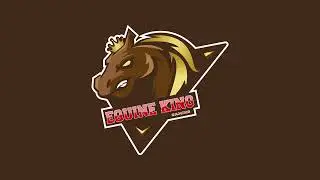 Adobe Illustrator Tutorial: Draw Horse Logo design | Logo gaming | Professional Logo