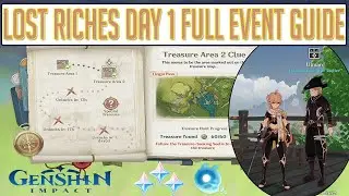 Lost Riches Event Day 1 Full Complete Guide Genshin Impact Treasure Seeking Seelie 300 Primogems