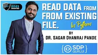 How to Read Data from a Text File #2 | File Handling in Python | Reading Data from File | SDP Guruji