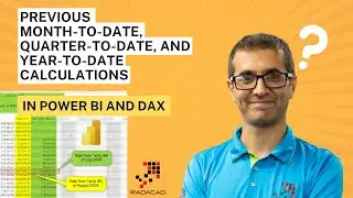 Power BI DAX   Previous Month to Date, Quarter to Date, and Year to Date Calculations