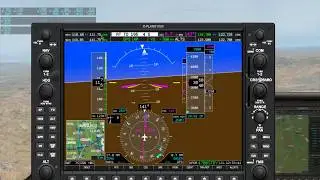 X-Plane G1000 - Approaches: ILS, GPS LNAV, GPS  LPV, LOC BCRS, VOR GPS overlay and VOR-DME