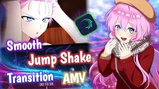 Tutorial Smooth Jump Shake & Null Transition Fake Zoom || Alight Motion