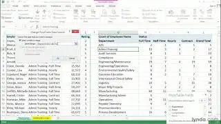 Excel Tutorial - Using source data to make your PivotTable more dynamic