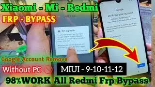 Mi Redmi Xiaomi Frp Bypass 2024 | Frp Remove New method ( Without PC ) #frpシ