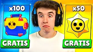 PUEDES ABRIR 100 MEGACAJAS *GRATIS* o 50 DROPS LEGENDARIOS *GRATIS* en BRAWL STARS