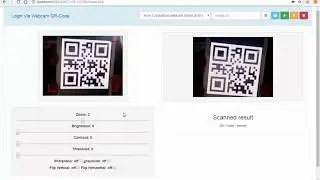 Sistem Scan QR-Code With PHP Support Webcame JS