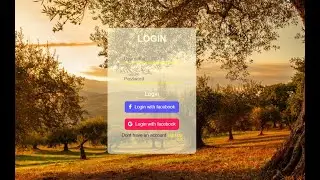 Amazing login form just by HTML &CSS