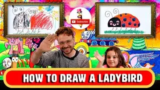 How to draw a ladybird | drawing lessons for Kids | step by step drawing tutorial | Magic Pencil