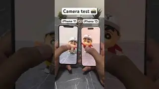 iPhone 15 vs iPhone 11 camera test🧐#shorts #iphone15  #iphone11