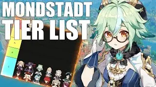 I Raised EVERY Mondstadt Character, Here's My Tier List! (Genshin Impact)