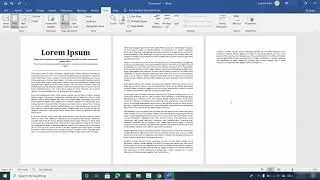 How To View Multiple Pages on MS Word at Once