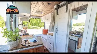 DIY 136WB Ram ProMaster W/ Shower & Bathroom - Full Time Tiny House On Wheels