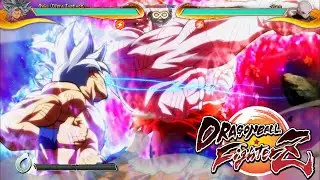 Ultra Instinct Goku vs Jiren but with Dragon Ball FighterZ HUD