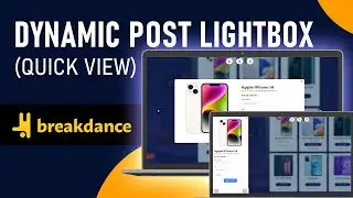 Dynamic Post Lightbox (Quick View)  for Breakdance Builder WordPress